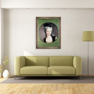 Tablou inramat - Jacques Andre Joseph Camelot Aved - Pauline-Felicite de Nesle 1712-41 Contesa de Vintimille, 70 x 90 cm - Img 2