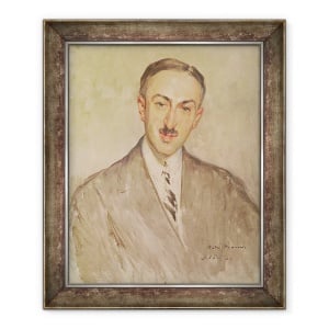Tablou inramat - Jacques-Emile Blanche - Studiu pentru Portretul lui Andre Maurois 1885-1967 1924, 50 x 60 cm