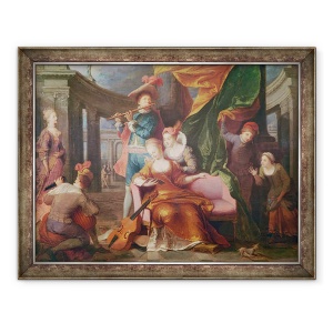 Tablou inramat - Jacques Francois Courtin - Music, 70 x 90 cm