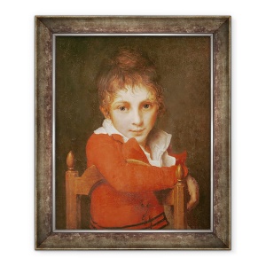Tablou inramat - Jacques Louis David - Portret De Un Baiat Tanar, 50 x 60 cm