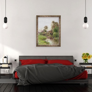 Tablou inramat - James George Bingley - Fluxul Morii, 60 x 80 cm - Img 3