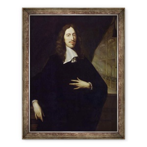 Tablou inramat - Jan de Baen - Johan de Witt, Marea Pensionar din Olanda, 60 x 80 cm