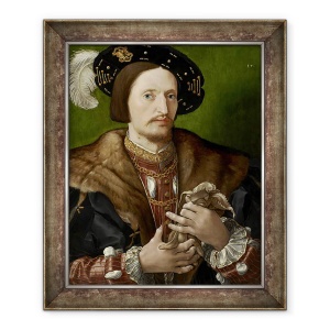 Tablou inramat - Jan Gossaert - Portretul unui Gentleman, 70 x 85 cm