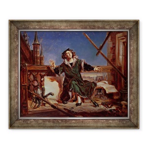 Tablou inramat - Jan Matejko - Nicolaus Copernicus 1473-1543 astronomul, 70 x 85 cm