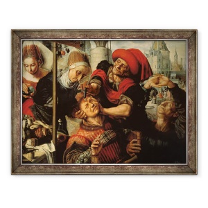 Tablou inramat - Jan Sanders van Hemessen - Chirurgul, 70 x 90 cm
