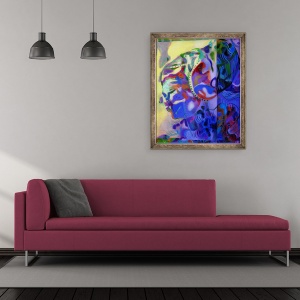 Tablou inramat - Jane Tattersfield - Lumina aurie a diminetii, 2011, 50 x 60 cm - Img 2