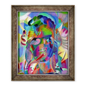 Tablou inramat - Jane Tattersfield - Umbra norilor, 2011, 70 x 85 cm