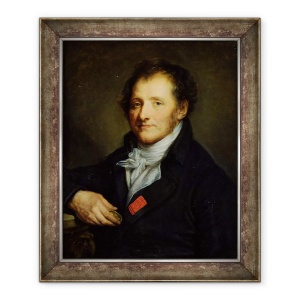 Tablou inramat - Jean Baptiste Greuze - Baronul Dominique Vivant Denon 1745-1825, 50 x 60 cm