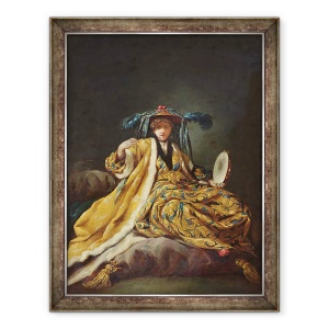 Tablou inramat - Jean Barbault - Sultana greaca, 70 x 90 cm