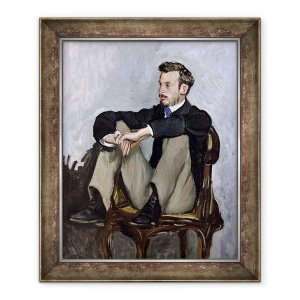 Tablou inramat - Jean Frederic Bazille - Portret De Auguste Renoir 1841-1919, 50 x 60 cm