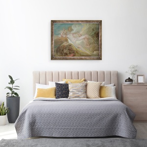 Tablou inramat - Jean-Honore Fragonard - Jupiter si Io, 60 x 80 cm - Img 3
