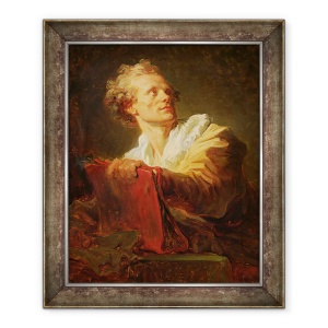 Tablou inramat - Jean-Honore Fragonard - Portret De Un Tanar Artist, 50 x 60 cm
