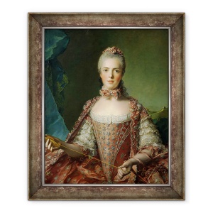 Tablou inramat - Jean-Marc Nattier - Portretul Marie Adelaide 1759-1802 1756, 70 x 85 cm