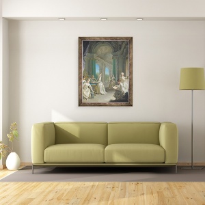 Tablou inramat - Jean Raoux - Modern Virgins, 70 x 90 cm - Img 2