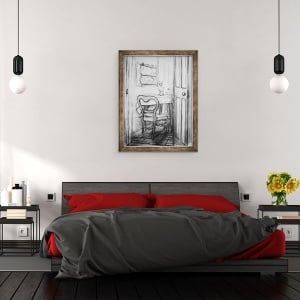 Tablou inramat - Joan Thewsey - Cabana Bucatarie, 70 x 90 cm - Img 3