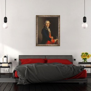 Tablou inramat - Joaquin Inza - Tomas de Iriarte 1750-91, 60 x 80 cm - Img 3