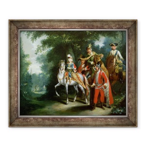 Tablou inramat - Johann Elias Ridinger - Iosif al II-lea, 50 x 60 cm