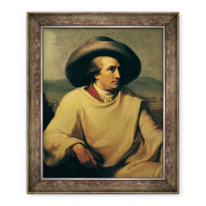 Tablou inramat - Johann Heinrich Wilhelm Tischbein - Johann Wolfgang von Goethe 1749-1832 in Campagna, 70 x 85 cm