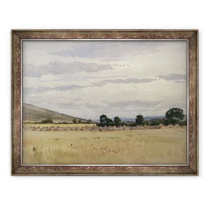 Tablou inramat - John Absolon - Peisaj cu lan de porumb, 70 x 90 cm