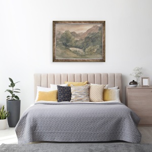 Tablou inramat - John Constable - Borrowdale, Seara dupa o zi frumoasa, 1 octombrie, 70 x 90 cm - Img 3