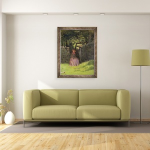 Tablou inramat - John Everett Millais - in asteptare, 70 x 90 cm - Img 2