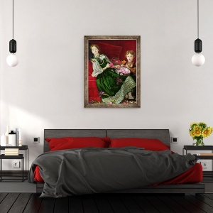 Tablou inramat - John Everett Millais - Pot Pourri, 60 x 80 cm - Img 3