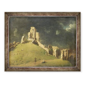 Tablou inramat - John Inigo Richards - Castelul Corfe, Dorset, 60 x 80 cm