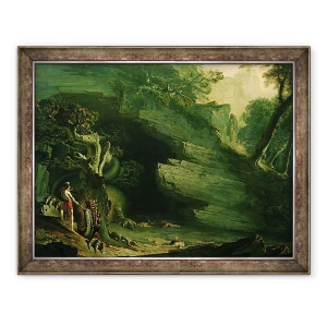Tablou inramat - John Martin - Cadmus si Dragonul, 60 x 80 cm
