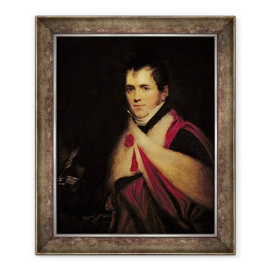 Tablou inramat - John Opie - Portretul Rev. Edward Daniel Clarke 1769-1822 c.1822, 70 x 85 cm