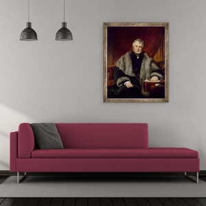 Tablou inramat - John Partridge - William Lamb, al doilea viconte Melbourne, 50 x 60 cm - Img 2