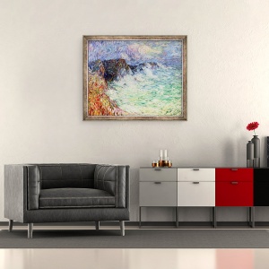 Tablou inramat - John Peter Russell - Insula Belle, 50 x 60 cm - Img 2