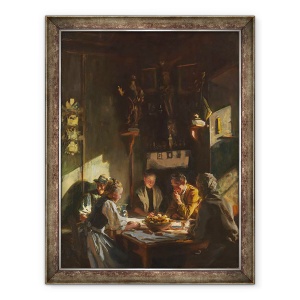 Tablou inramat - John Singer Sargent - Interior tirolez, 60 x 80 cm