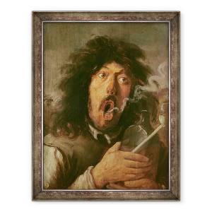 Tablou inramat - Joos van Craesbeeck - The Smoker, 60 x 80 cm