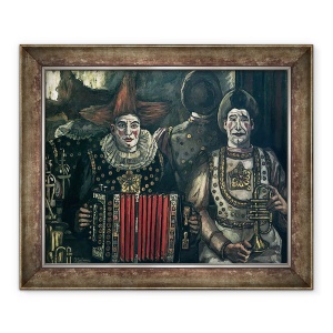 Tablou inramat - Jose Gutierrez Solana - Clovnii, 70 x 85 cm