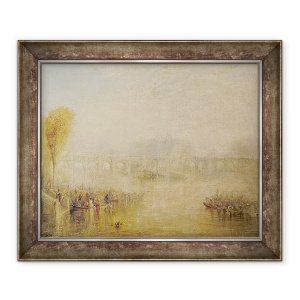 Tablou inramat - Joseph Mallord William Turner - Vedere de Pont Neuf, 70 x 85 cm
