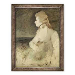 Tablou inramat - Joshua Reynolds - Mrs Robinson, 70 x 90 cm