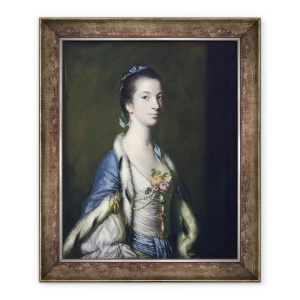 Tablou inramat - Joshua Reynolds - Portret De O Doamna, 70 x 85 cm