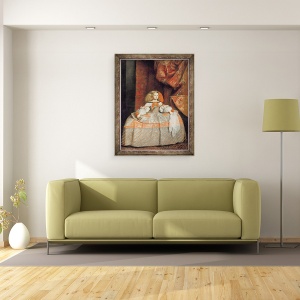 Tablou inramat - Juan Bautista Martinez del Mazo - The Infanta Margarita of Austria, 70 x 90 cm - Img 2