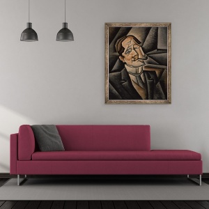 Tablou inramat - Juan Gris - Juan Legua, 50 x 60 cm - Img 2