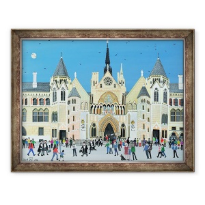 Tablou înrămat Curtea Regală de Justiție Londra 70x90 cm