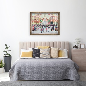 Tablou inramat - Judy Joel - Piata Leadenhall, 70 x 90 cm - Img 3