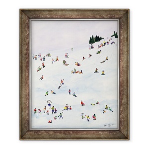 Tablou inramat - Judy Joel - Saniu sau Nu Pentru Toboggan, 50 x 60 cm