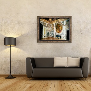 Tablou inramat - Jules Hardouin Mansart - Salonul de la Paix, 70 x 90 cm - Img 2
