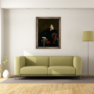 Tablou inramat - Jules Joseph Lefebvre - Portretul lui M. Fitzgerald, 70 x 90 cm - Img 2