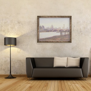 Tablou inramat - Julian Barrow - Bankside - Dusk, 70 x 90 cm - Img 2