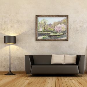 Tablou inramat - Julian Barrow - Gradinile conservatoare, 70 x 90 cm - Img 2