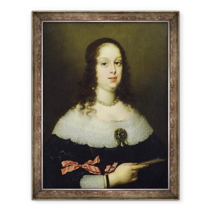 Tablou inramat - Justus Sustermans - Portret De Vittoria della Rovere 1622-95, 70 x 90 cm