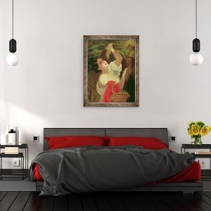 Tablou inramat - Karl Pavlovich Bryullov - amiaza italiana, 60 x 80 cm - Img 3