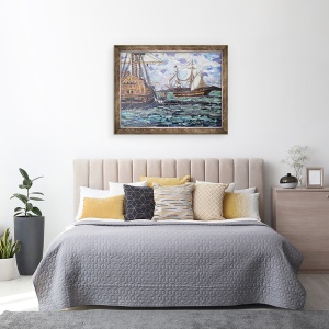Tablou inramat - Kirstie Adamson - Predarea lui Napoleon, 60 x 80 cm - Img 3