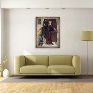 Tablou inramat - Lawrence Alma-Tadema - Sora mea nu este in, 70 x 90 cm - Img 2
